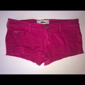Pink Jean Shorts